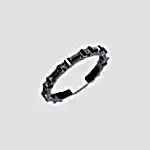 Three Quarter Lab Grown Baguette and Lab Grow Round Diamond Eternity Ring