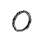 Three Quarter Lab Grown Baguette and Lab Grow Round Diamond Eternity Ring