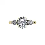 Atalya Moissanite Engagement Ring Online